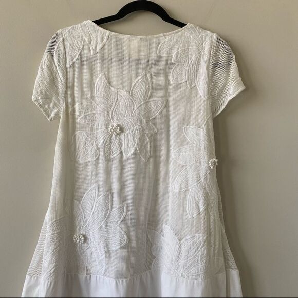 Anthro-maeve “Orchard” Beach Cotton Mini Dress - Picture 4 of 14